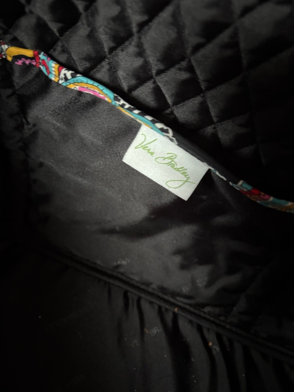 Vera Bradley large quilted tote - Parisian Paisley - Picture 5 of 9